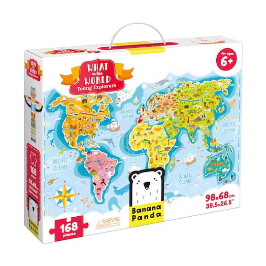 Banana Panda™ What in the World Young Explorers 168 Piece Puzzle